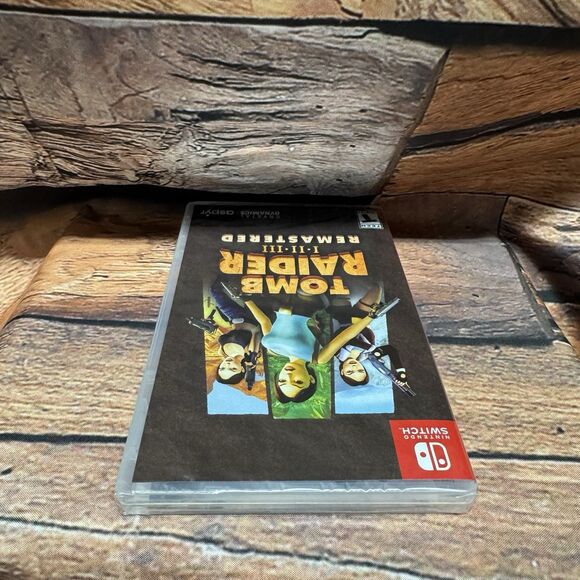 Tomb Raider I-III Remastered Starring Lara Croft Nintendo Switch Game New Sealed - Picture 4 of 6